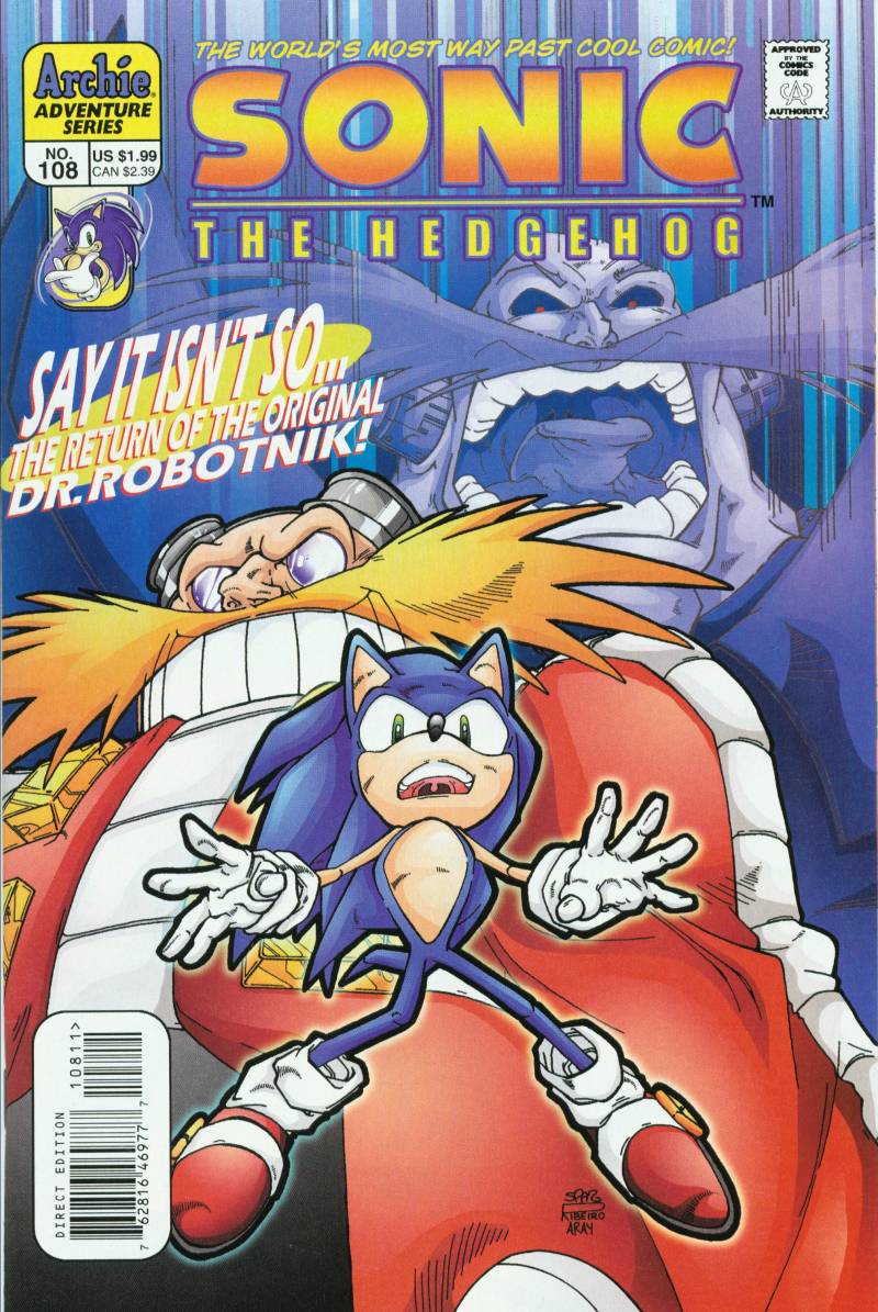 Sonic - Archie Adventure Series May 2002 Cover Page